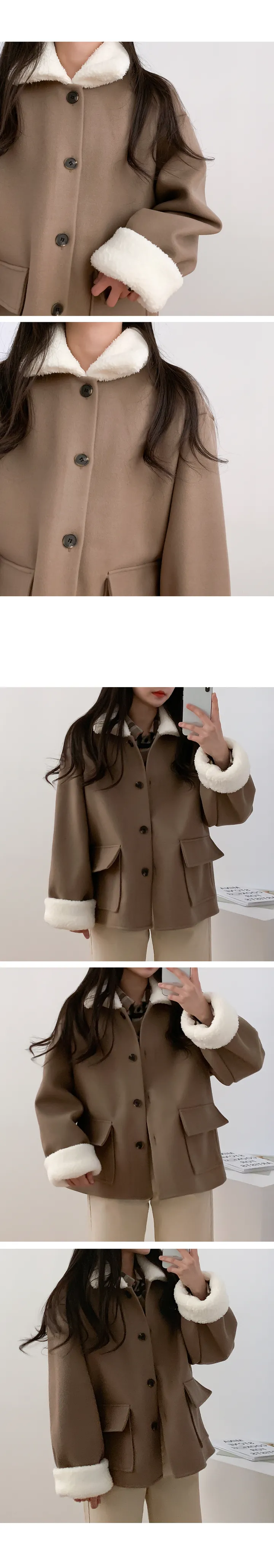 몽구양털 숏자켓 상세 이미지 2