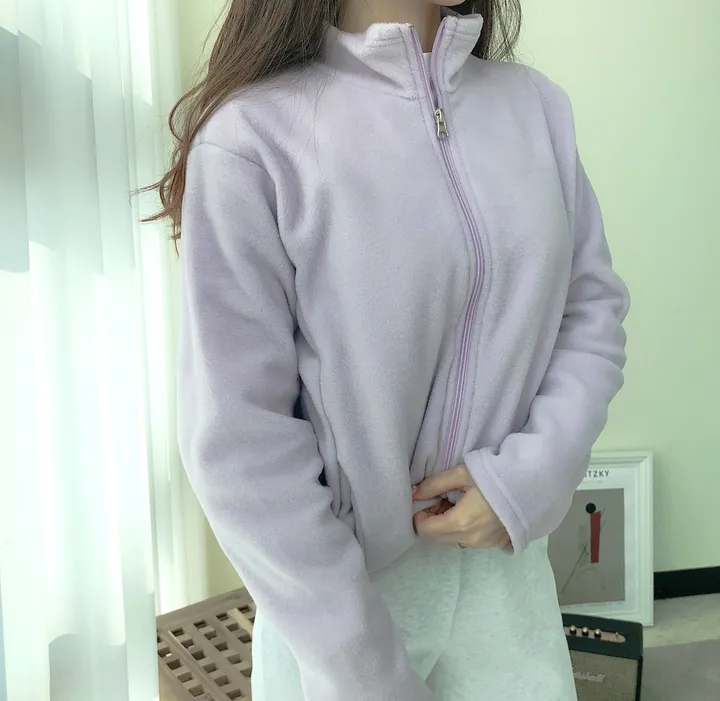 🚚당일배송🚚[빅사이즈가능]보들보들 간절기 학생 교복템 스쿨룩 후리스집업 *5컬러* 상세 이미지 19
