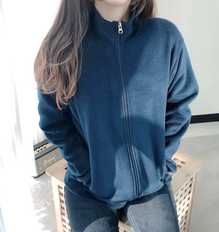 🚚당일배송🚚[빅사이즈가능]보들보들 간절기 학생 교복템 스쿨룩 후리스집업 *5컬러* 상세 이미지 26