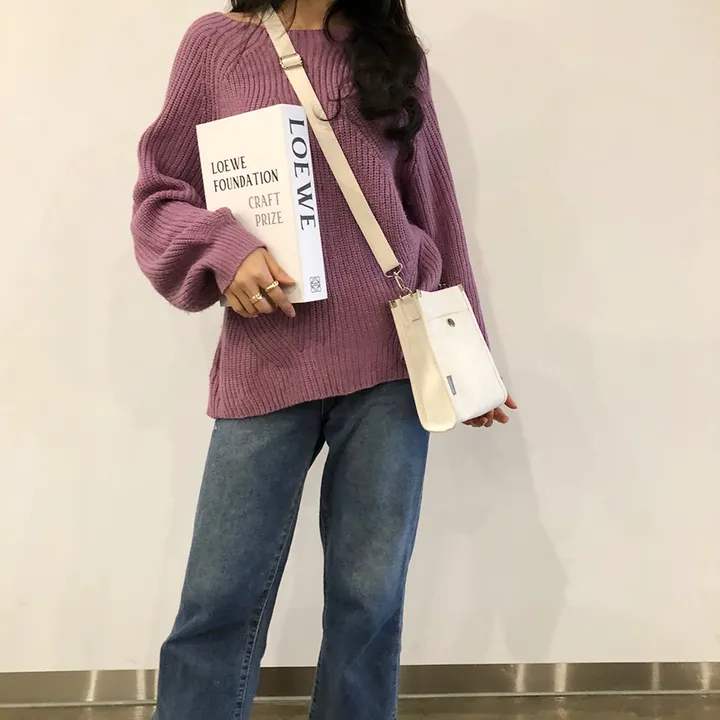 [국내제작] 캔버스 핸드폰 가방 미니 크로스 에코백 (2color) 상세 이미지 23