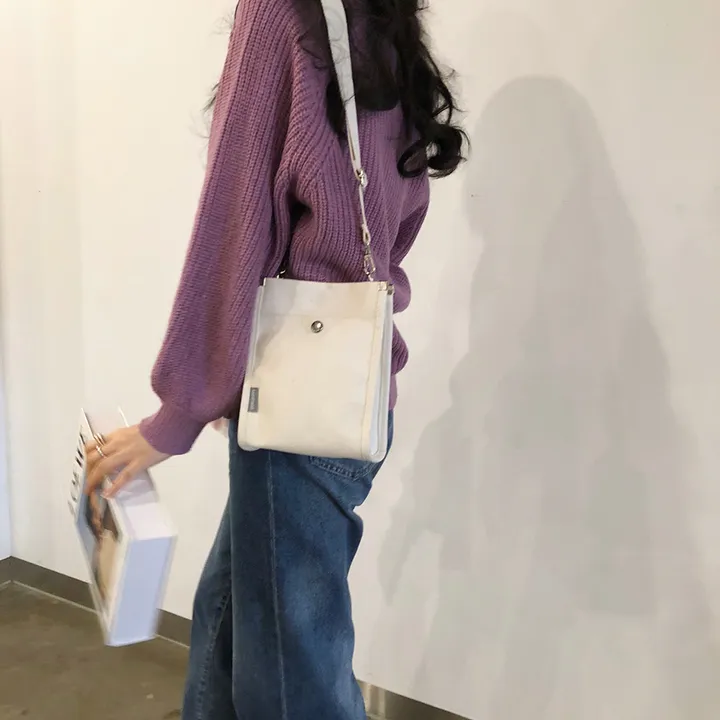 [국내제작] 캔버스 핸드폰 가방 미니 크로스 에코백 (2color) 상세 이미지 27