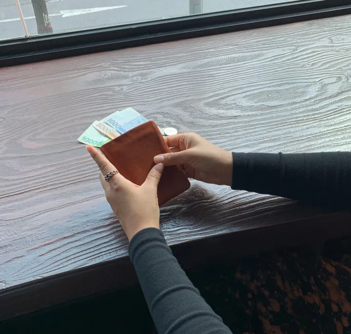 2 Color 천연가죽 지퍼 데일리무드 스냅반지갑 (반지갑추천, 똑딱이반지갑, 지퍼반지갑, 반지갑선물, 예쁜지갑, 예쁜반지갑, 직장인반지갑, 미니지갑, 슬림지갑, 심플한지갑) 상세 이미지 6