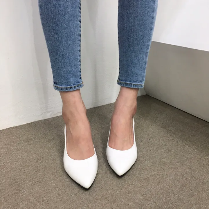 [국내제작/당일배송]사각통굽 발편한 슬링백 쿠션힐 3cm, 5cm, 6cm, 8cm 상세 이미지 10