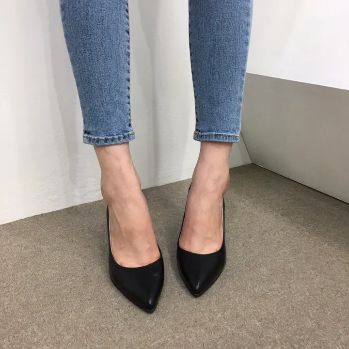 [국내제작/당일배송]사각통굽 발편한 슬링백 쿠션힐 3cm, 5cm, 6cm, 8cm 상세 이미지 41