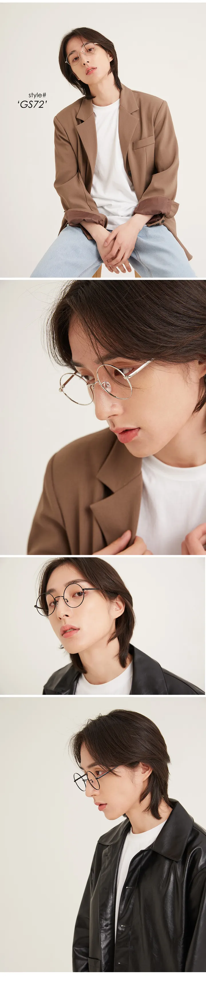 오버사이즈 투명 뿔테 기본 데일리 안경 선글라스 상세 이미지 14