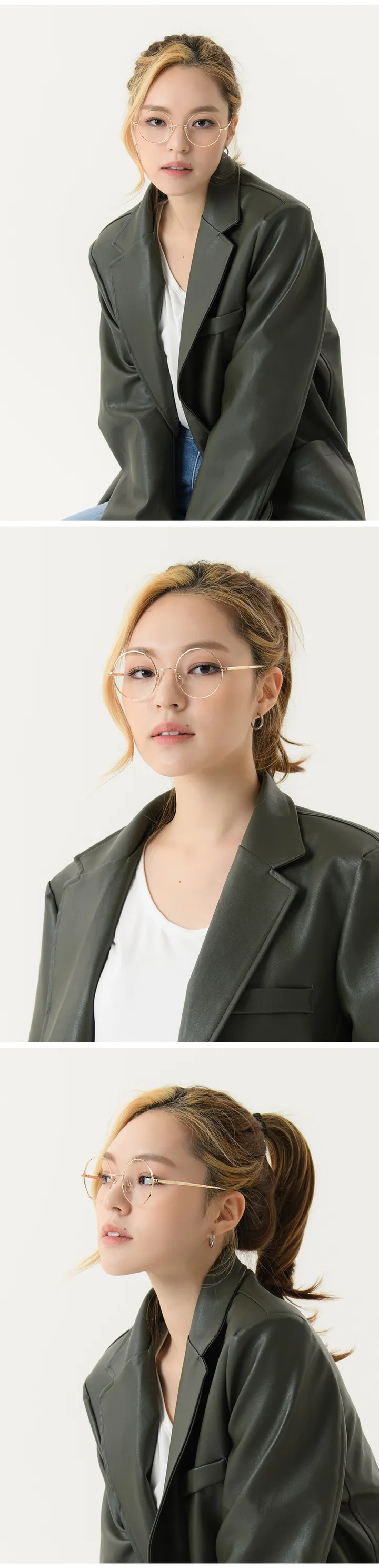 오버사이즈 투명 뿔테 기본 데일리 안경 선글라스 상세 이미지 15