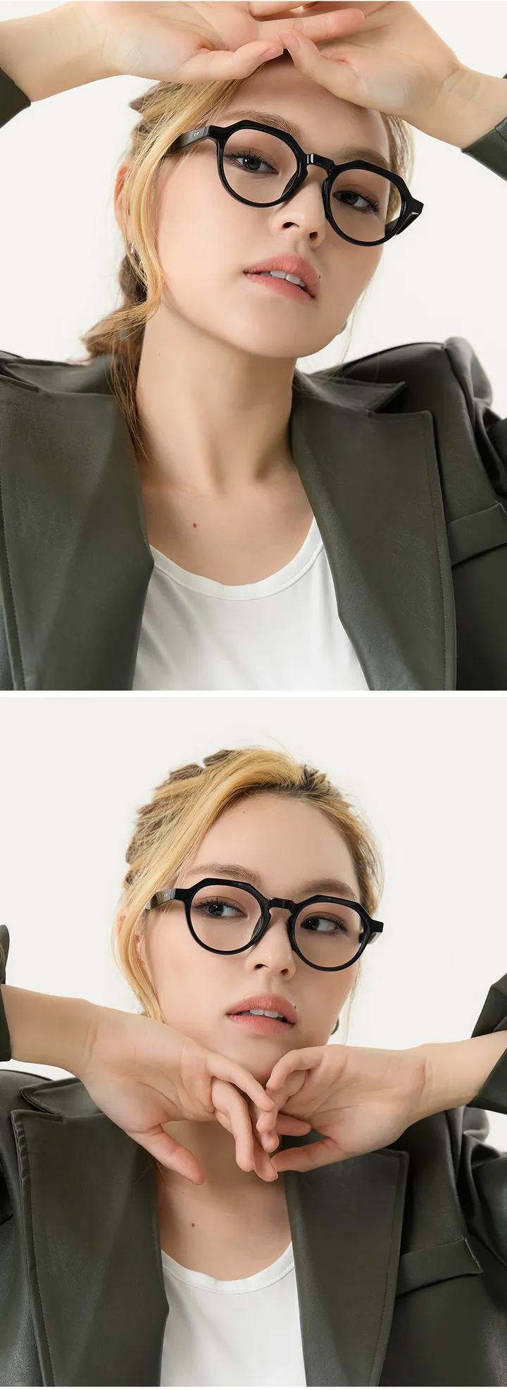 오버사이즈 투명 뿔테 기본 데일리 안경 선글라스 상세 이미지 43