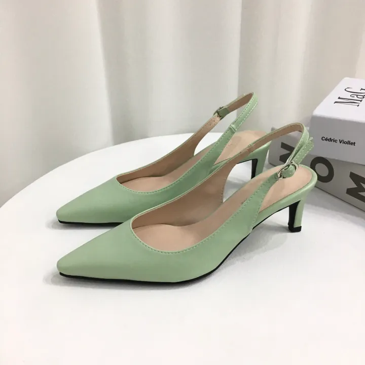 [국내제작/초특가]라텍스쿠션 슬링백 힐 3cm, 6cm (225~255mm) 상세 이미지 60