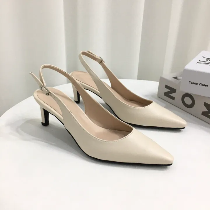 [국내제작/초특가]라텍스쿠션 슬링백 힐 3cm, 6cm (225~255mm) 상세 이미지 44