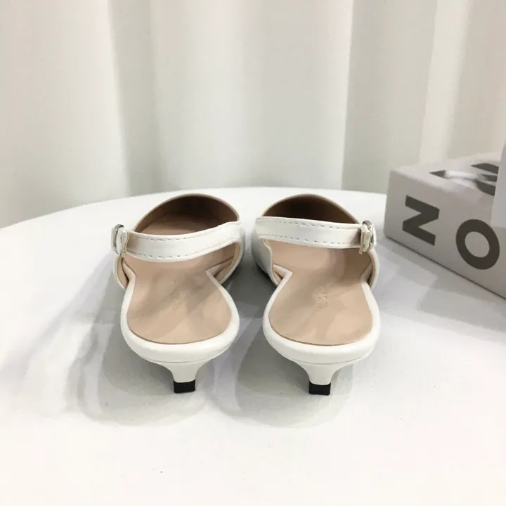 [국내제작/초특가]라텍스쿠션 슬링백 힐 3cm, 6cm (225~255mm) 상세 이미지 7