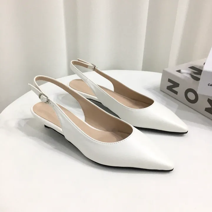 [국내제작/초특가]라텍스쿠션 슬링백 힐 3cm, 6cm (225~255mm) 상세 이미지 5