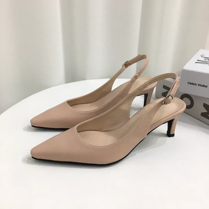 [국내제작/초특가]라텍스쿠션 슬링백 힐 3cm, 6cm (225~255mm) 상세 이미지 50