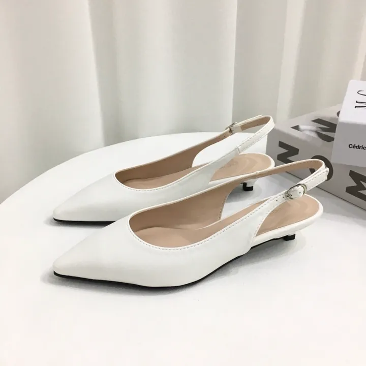 [국내제작/초특가]라텍스쿠션 슬링백 힐 3cm, 6cm (225~255mm) 상세 이미지 6