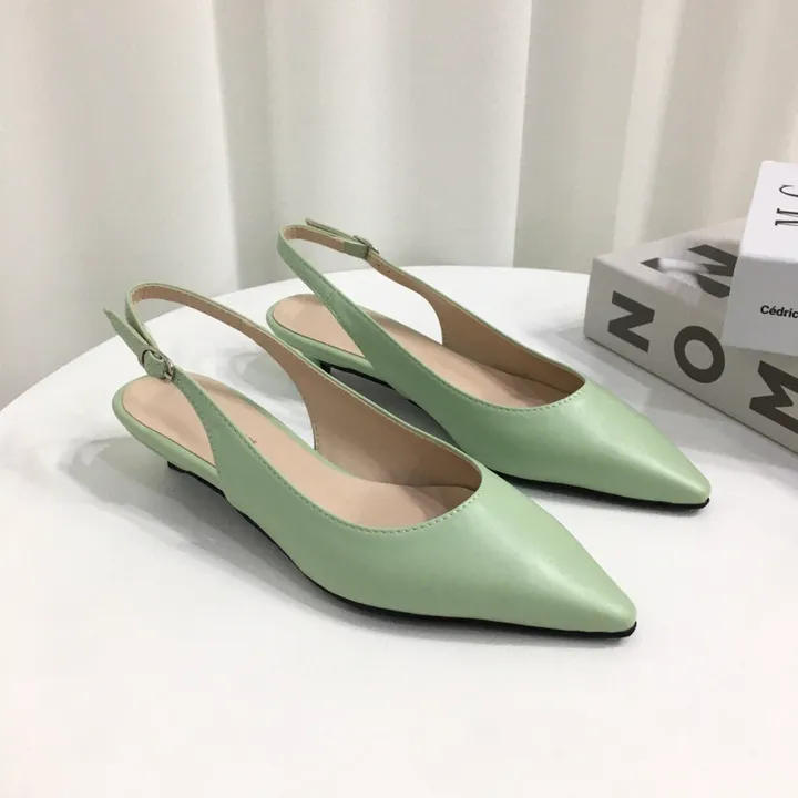 [국내제작/초특가]라텍스쿠션 슬링백 힐 3cm, 6cm (225~255mm) 상세 이미지 26