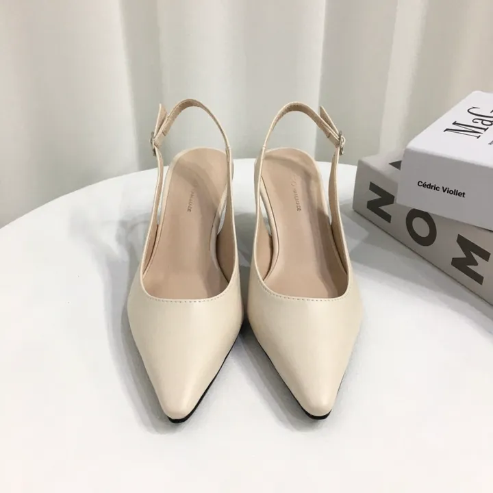 [국내제작/초특가]라텍스쿠션 슬링백 힐 3cm, 6cm (225~255mm) 상세 이미지 43