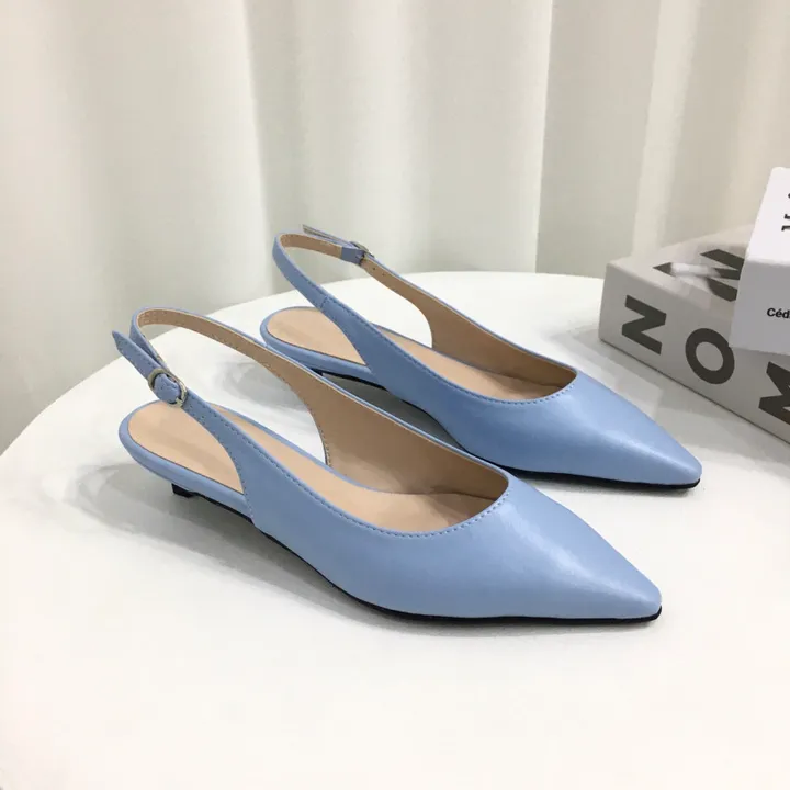 [국내제작/초특가]라텍스쿠션 슬링백 힐 3cm, 6cm (225~255mm) 상세 이미지 21