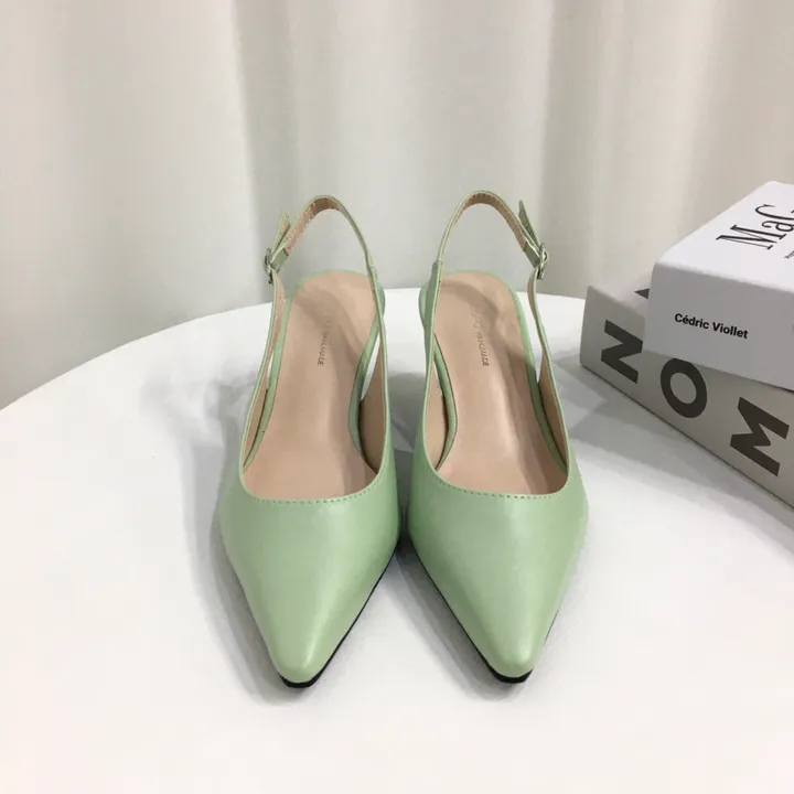 [국내제작/초특가]라텍스쿠션 슬링백 힐 3cm, 6cm (225~255mm) 상세 이미지 58