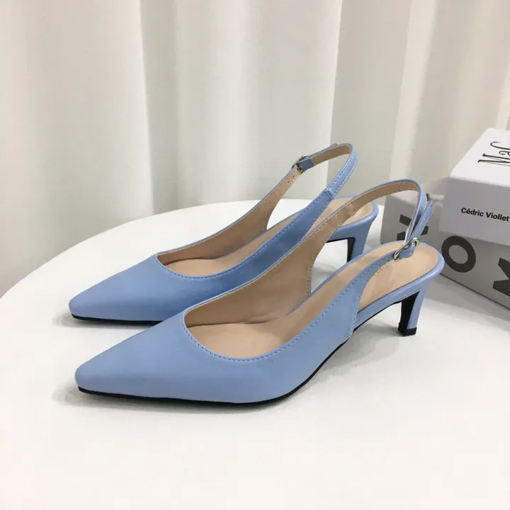 [국내제작/초특가]라텍스쿠션 슬링백 힐 3cm, 6cm (225~255mm) 상세 이미지 55
