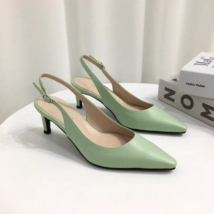 [국내제작/초특가]라텍스쿠션 슬링백 힐 3cm, 6cm (225~255mm) 상세 이미지 59