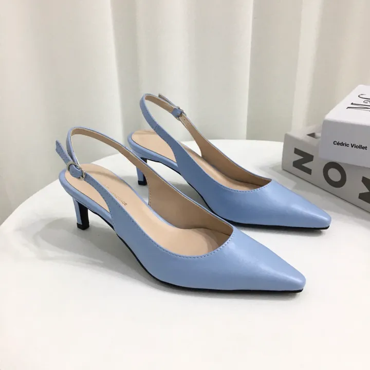 [국내제작/초특가]라텍스쿠션 슬링백 힐 3cm, 6cm (225~255mm) 상세 이미지 54