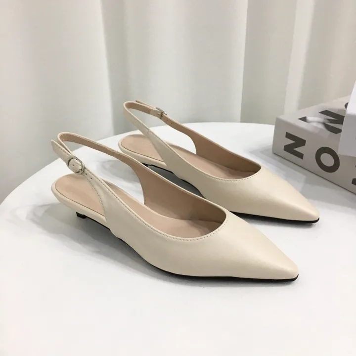 [국내제작/초특가]라텍스쿠션 슬링백 힐 3cm, 6cm (225~255mm) 상세 이미지 12