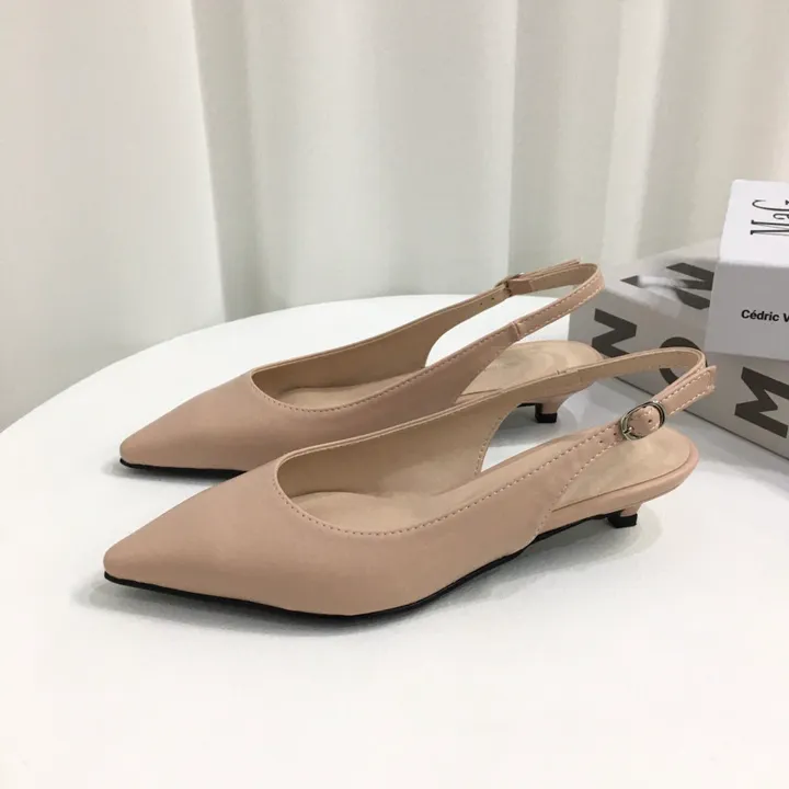 [국내제작/초특가]라텍스쿠션 슬링백 힐 3cm, 6cm (225~255mm) 상세 이미지 17