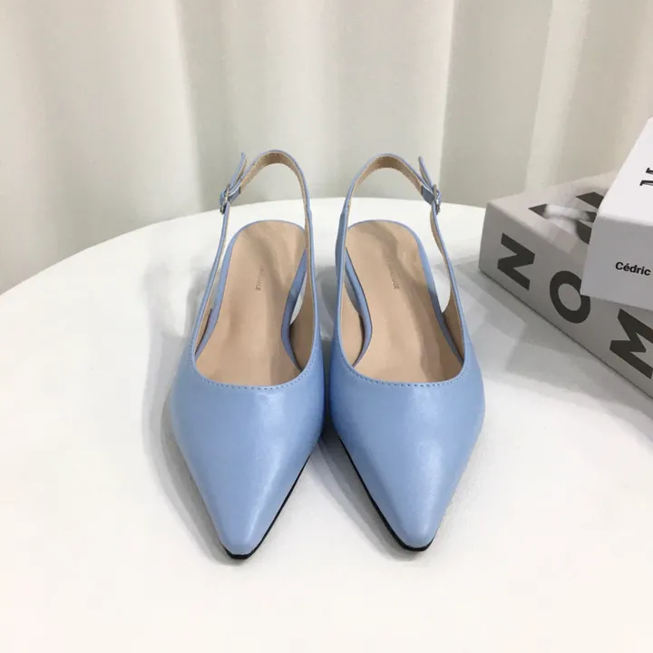 [국내제작/초특가]라텍스쿠션 슬링백 힐 3cm, 6cm (225~255mm) 상세 이미지 20