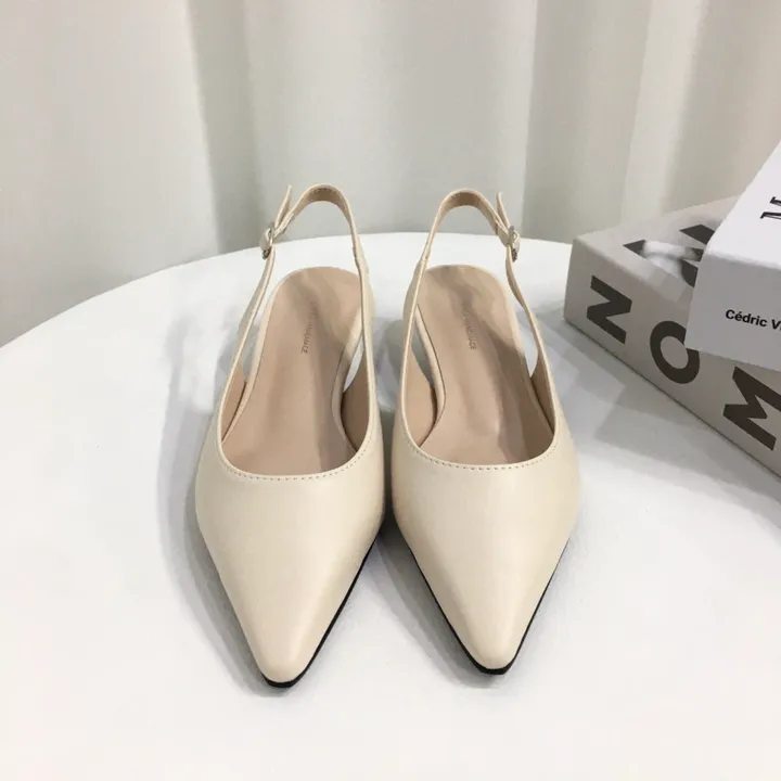 [국내제작/초특가]라텍스쿠션 슬링백 힐 3cm, 6cm (225~255mm) 상세 이미지 10