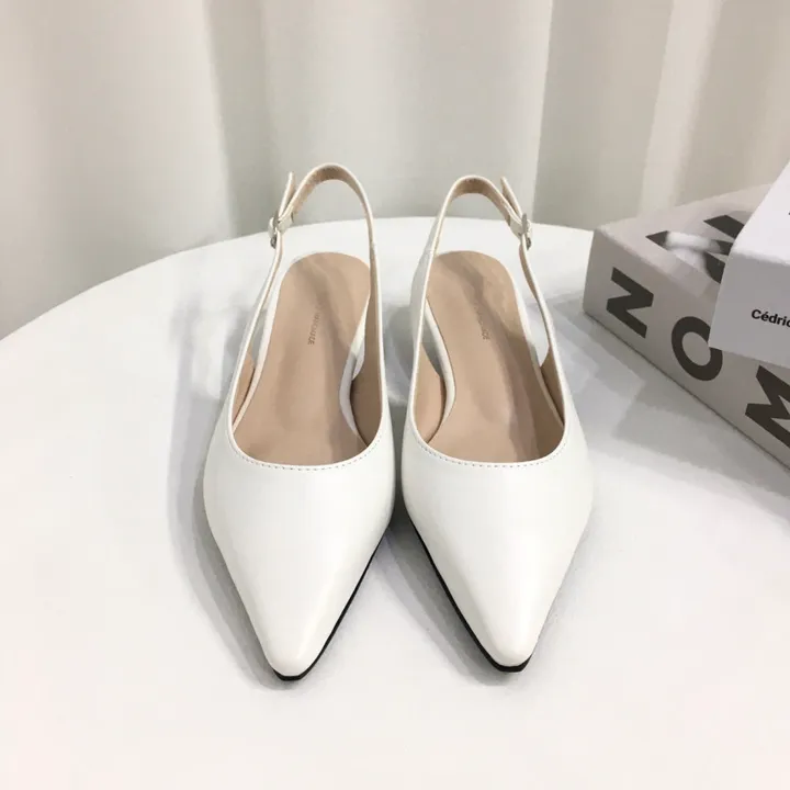 [국내제작/초특가]라텍스쿠션 슬링백 힐 3cm, 6cm (225~255mm) 상세 이미지 4