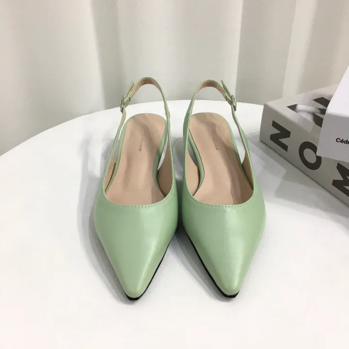 [국내제작/초특가]라텍스쿠션 슬링백 힐 3cm, 6cm (225~255mm) 상세 이미지 25