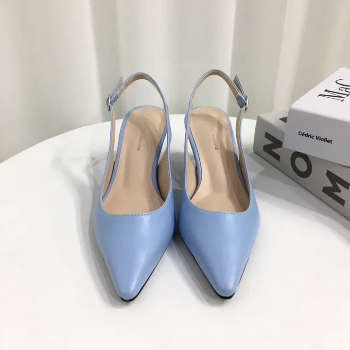 [국내제작/초특가]라텍스쿠션 슬링백 힐 3cm, 6cm (225~255mm) 상세 이미지 53