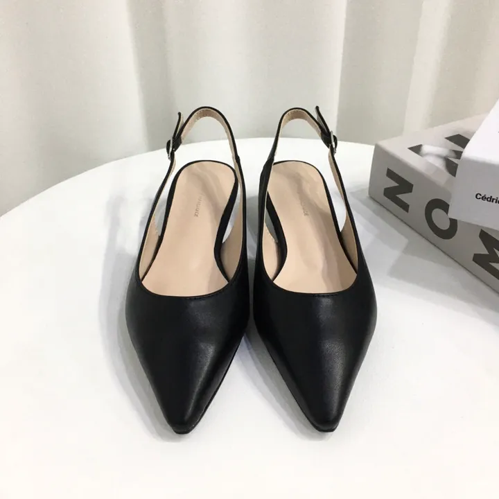 [국내제작/초특가]라텍스쿠션 슬링백 힐 3cm, 6cm (225~255mm) 상세 이미지 30
