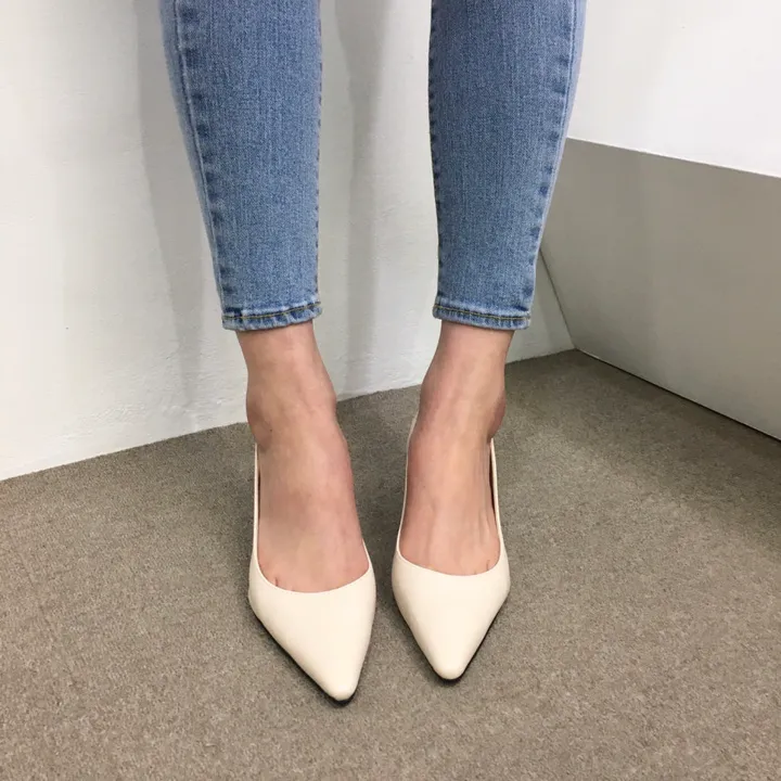 [국내제작/초특가]라텍스쿠션 슬링백 힐 3cm, 6cm (225~255mm) 상세 이미지 46