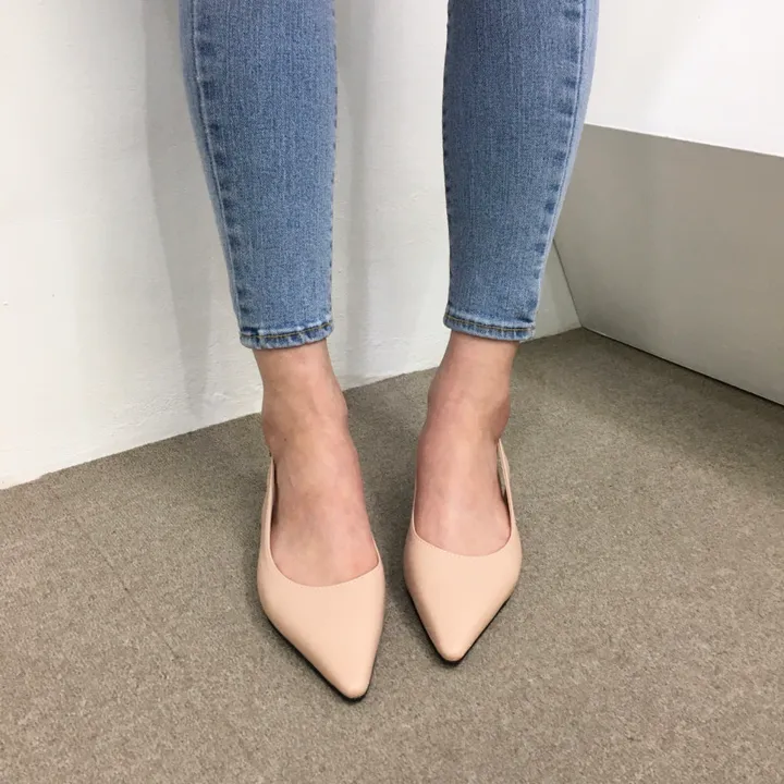 [국내제작/초특가]라텍스쿠션 슬링백 힐 3cm, 6cm (225~255mm) 상세 이미지 18