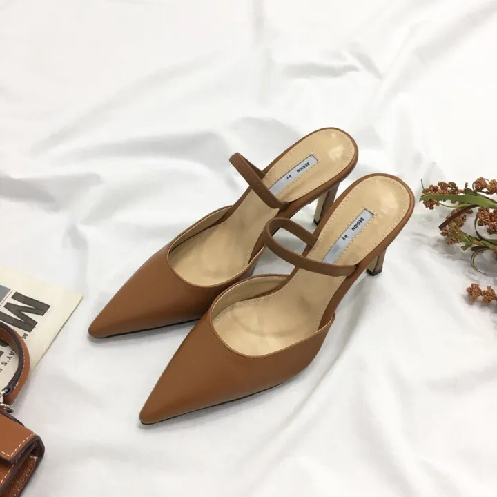 너무이쁜 가을 섹시 스틸레토 밴딩 뮬 힐 9cm 상세 이미지 35