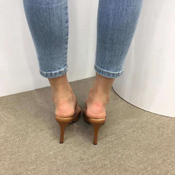 너무이쁜 가을 섹시 스틸레토 밴딩 뮬 힐 9cm 상세 이미지 17