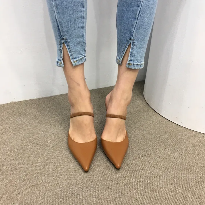 너무이쁜 가을 섹시 스틸레토 밴딩 뮬 힐 9cm 상세 이미지 15