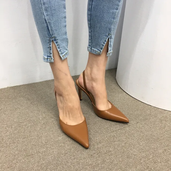 너무이쁜 가을 섹시 스틸레토 밴딩 뮬 힐 9cm 상세 이미지 22