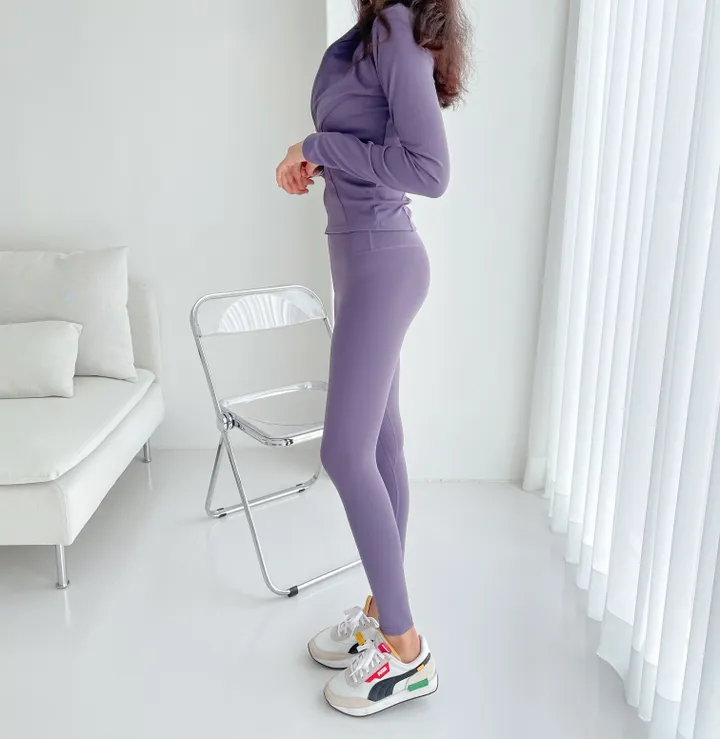 [🩷1+1이벤트세일/당일출고🩷/S~XL]몸매보정 하이웨스트 쫀쫀 요가복 무지 레깅스 상세 이미지 2