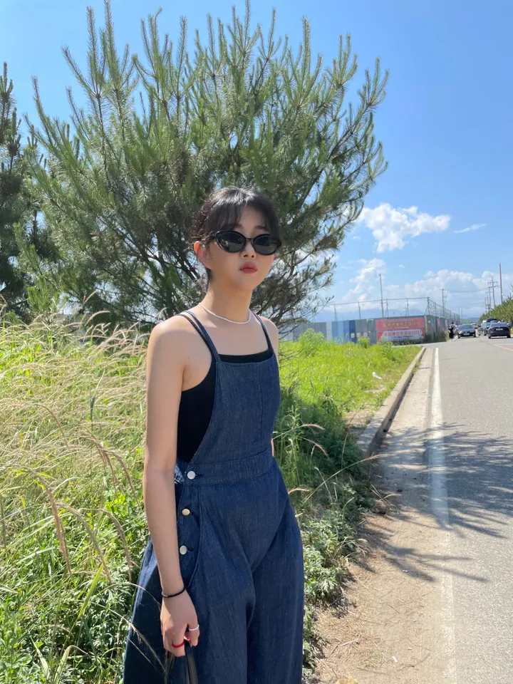 뉴트로 타원형 젠틀 제니 페리 선글라스 상세 이미지 3
