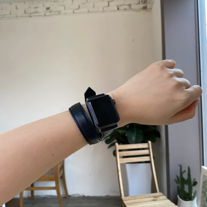 3color 추천해요! 애플워치 더블투어 슬림라인 가죽 스트랩 상세 이미지 20