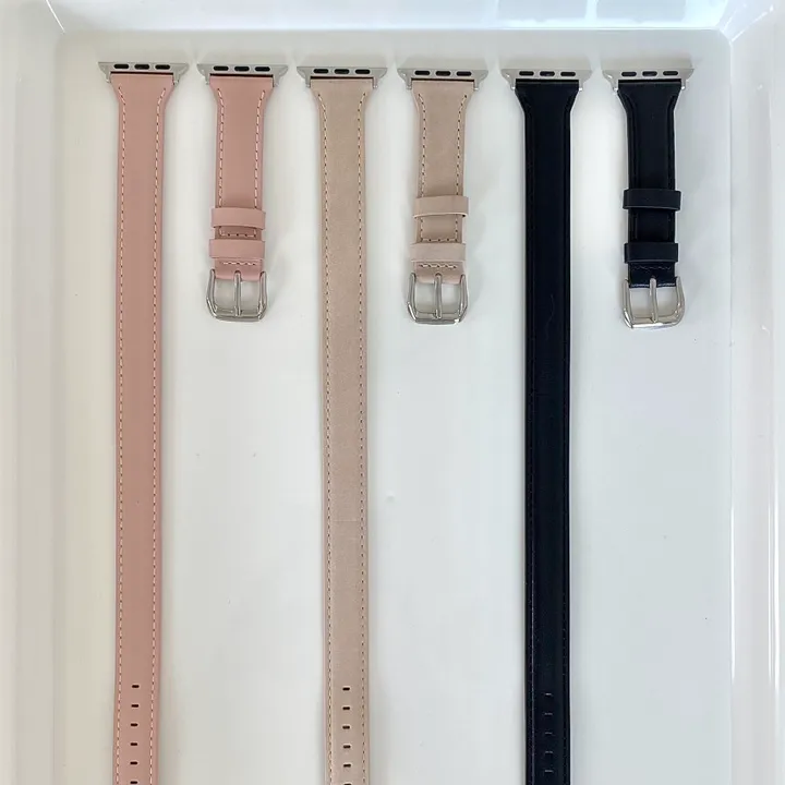 3color 추천해요! 애플워치 더블투어 슬림라인 가죽 스트랩 상세 이미지 25
