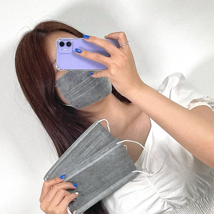파스텔 컬러  일회용 마스크 50개 1set 한박스 6color 상세 이미지 26