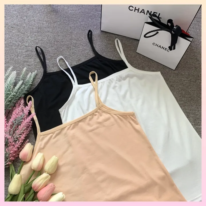 [2장이상 할인 /자체제작/당일출고/L~3XL] 데일리 베이직 스퀘어 이너나시 끈나시 학생 교복나시 빅사이즈 나시 이너탑나시 3color 상세 이미지 3