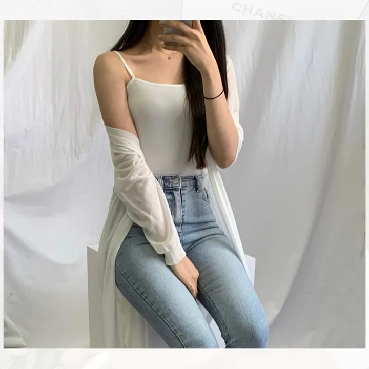 [2장이상 할인 /자체제작/당일출고/L~3XL] 데일리 베이직 스퀘어 이너나시 끈나시 학생 교복나시 빅사이즈 나시 이너탑나시 3color 상세 이미지 25
