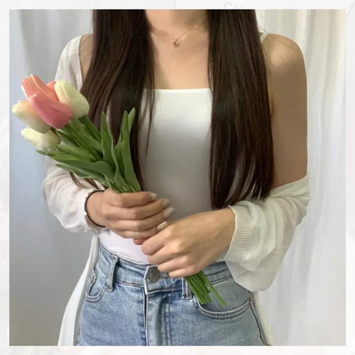 [2장이상 할인 /자체제작/당일출고/L~3XL] 데일리 베이직 스퀘어 이너나시 끈나시 학생 교복나시 빅사이즈 나시 이너탑나시 3color 상세 이미지 23