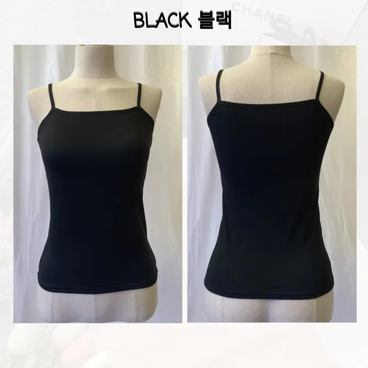 [2장이상 할인 /자체제작/당일출고/L~3XL] 데일리 베이직 스퀘어 이너나시 끈나시 학생 교복나시 빅사이즈 나시 이너탑나시 3color 상세 이미지 36