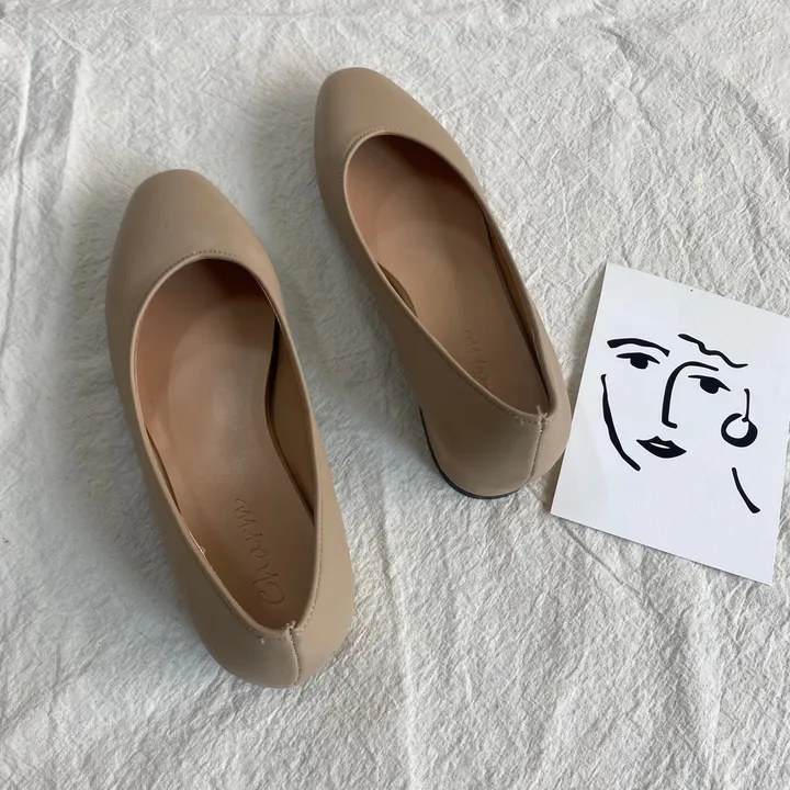 로우굽 베이직 기본 펌프스 슬림한 구두 (2.0cm) 상세 이미지 17