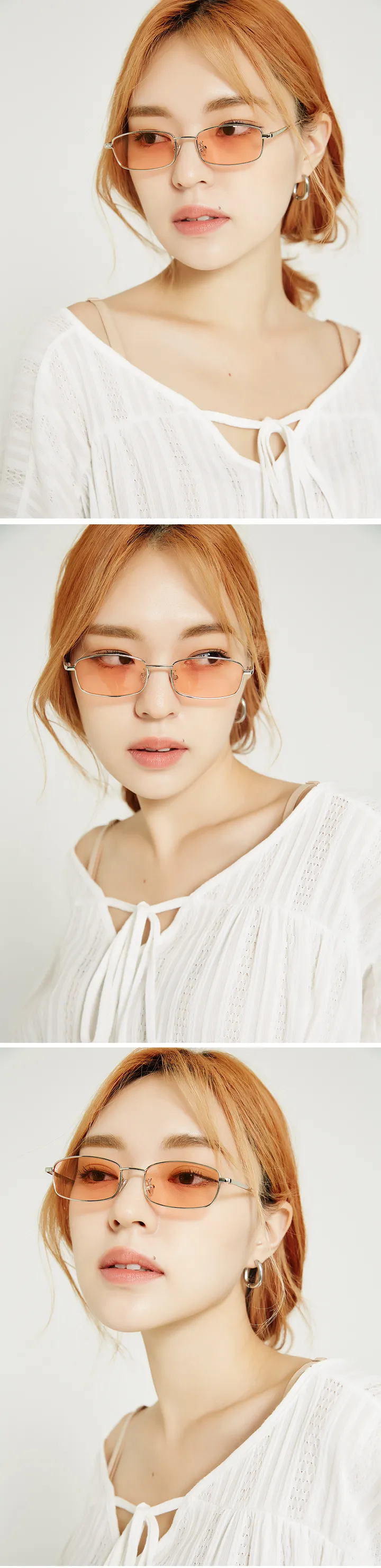 🌈주문폭주🌈 레트로 긱시크 패션 미노이 선글라스 유니크 뿔테 틴트 안경 상세 이미지 30