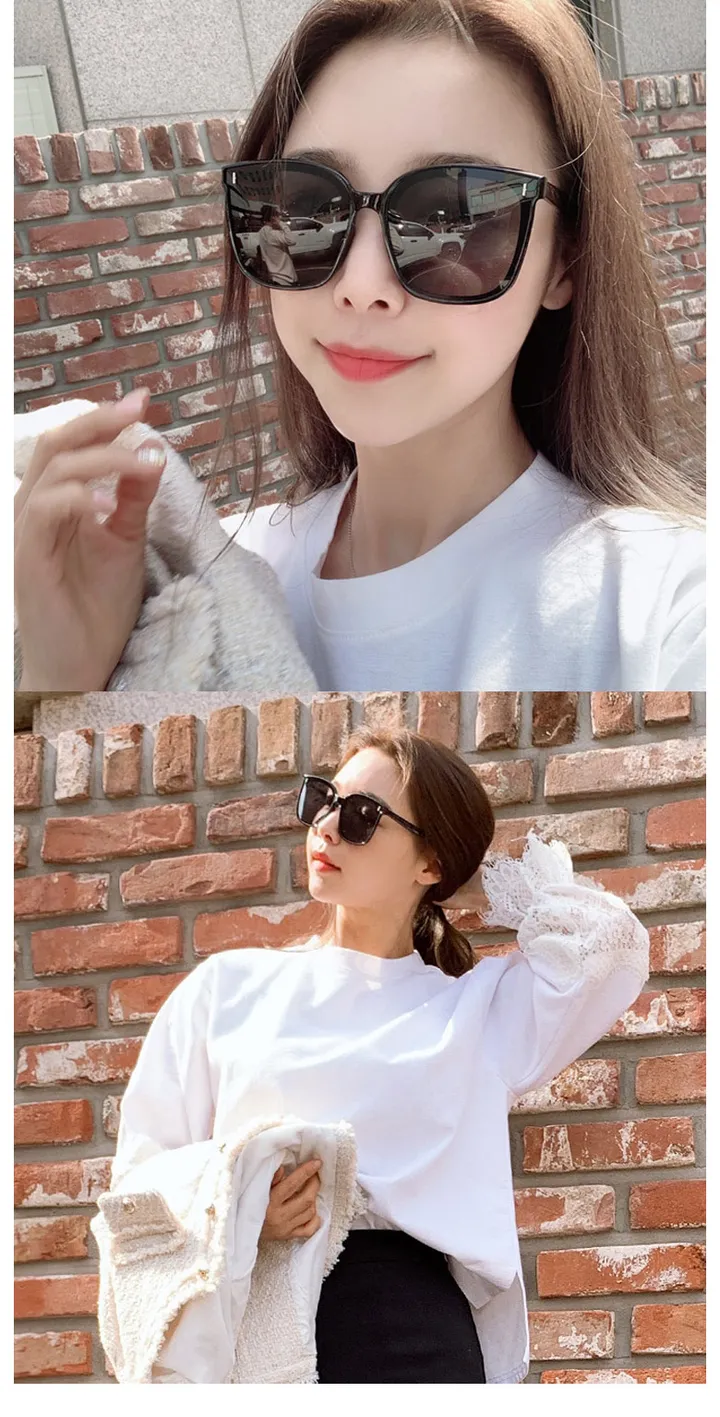 🚀당일/주문폭주💗 빅사이즈 얼굴소멸 자외선차단 100% 얼굴이 작아보이는 패션 선글라스 상세 이미지 5